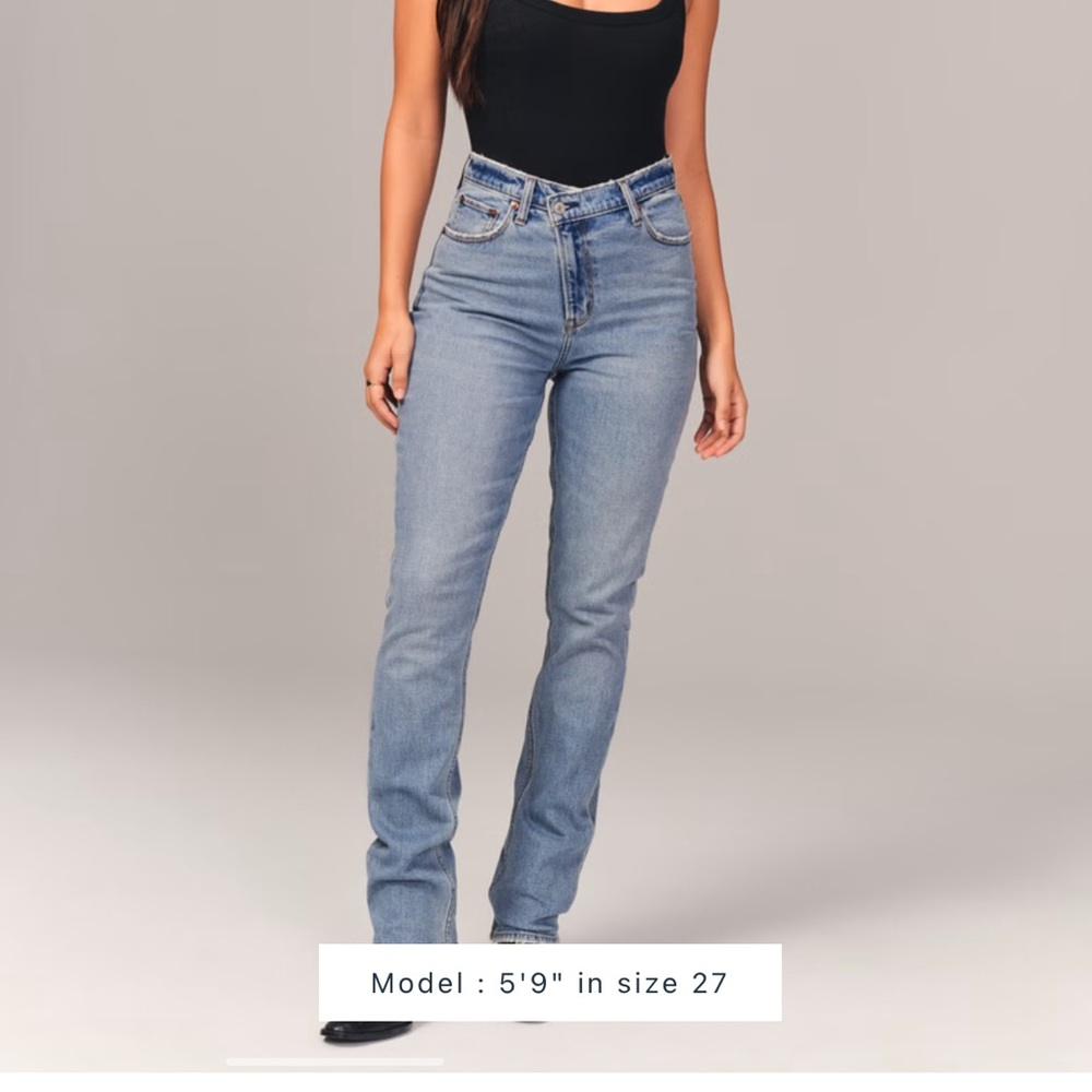 Curve love ultra high rise 90s straight jeans